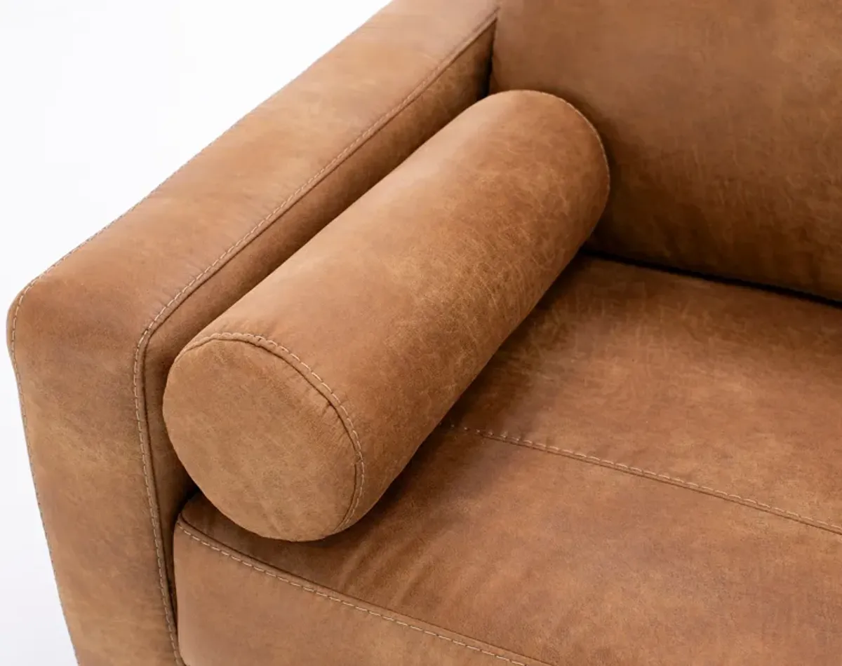 Jade Loveseat in Caramel