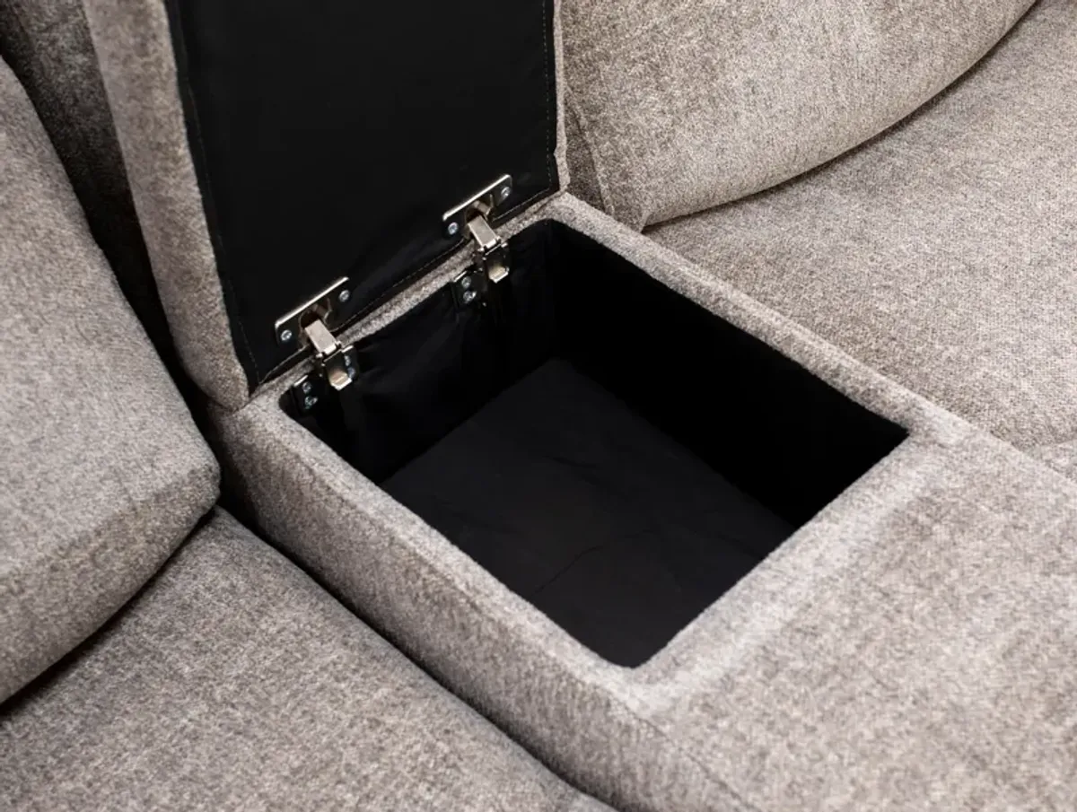 Infinity Fully Loaded Console Reclining Loveseat