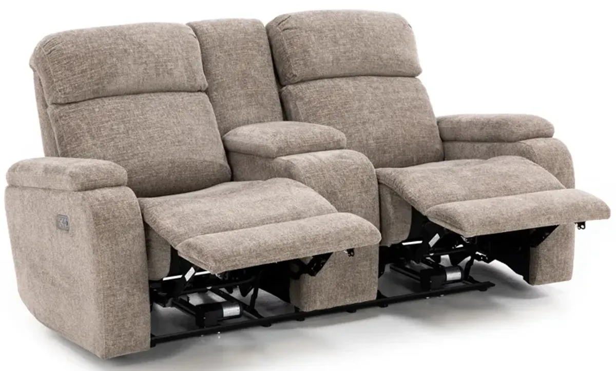 Infinity Fully Loaded Console Reclining Loveseat