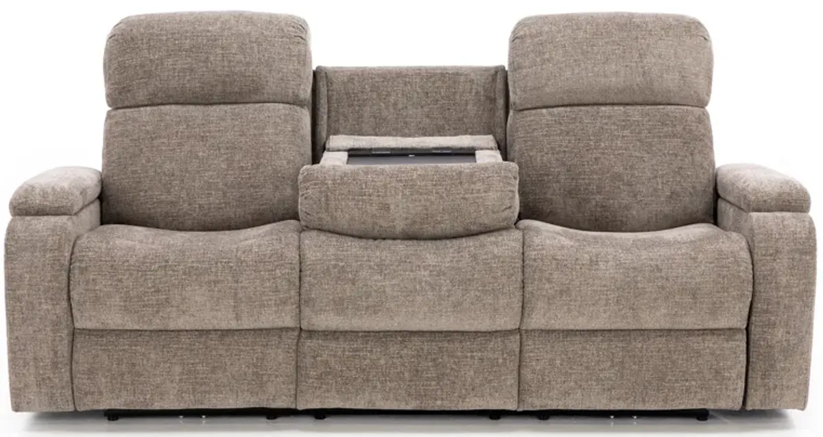 Infinity Fully Loaded Reclining Sofa With Drop Down Table