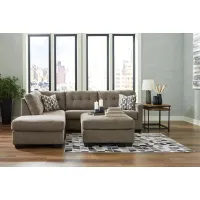 Honey 2-Pc. Sectional in Chocolate