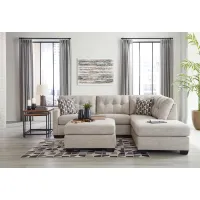 Honey 2-Pc. Sectional in Pebble