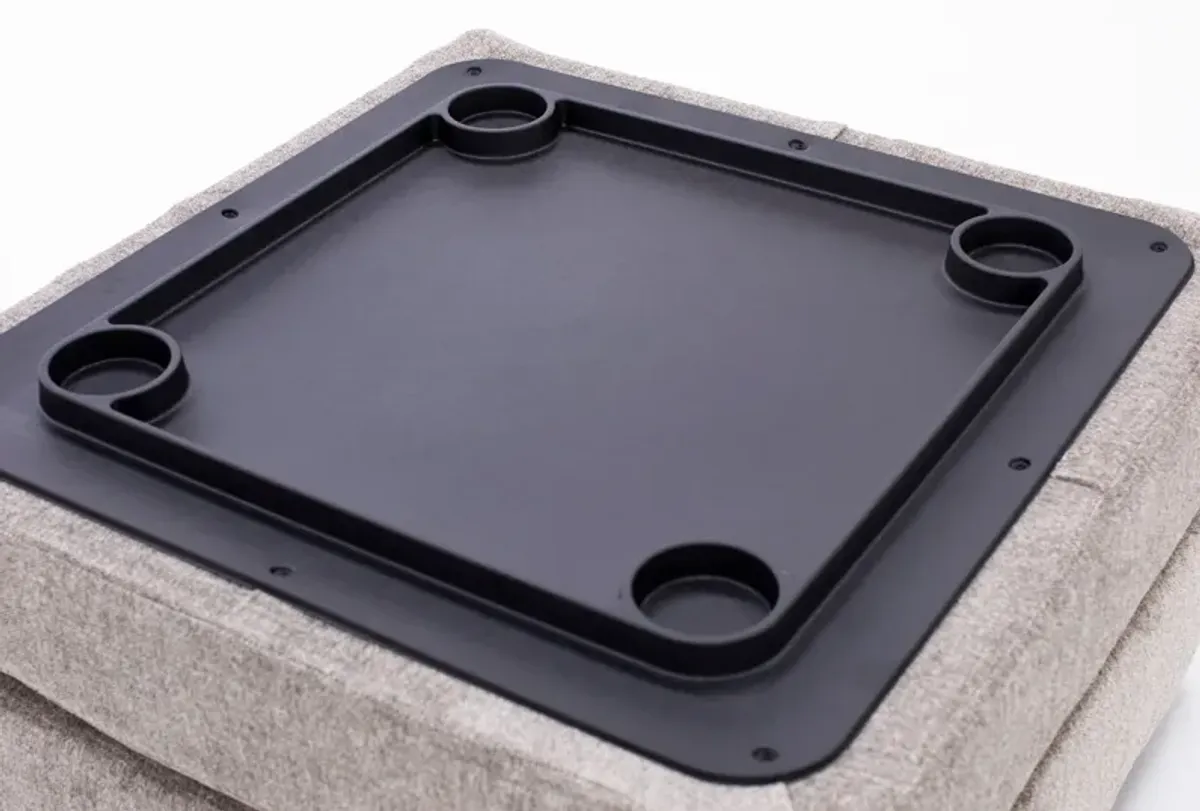 Oracle Storage Cocktail Ottoman