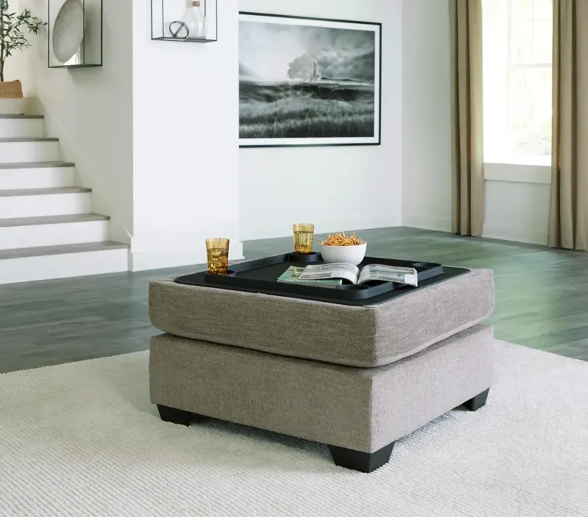 Oracle Storage Cocktail Ottoman