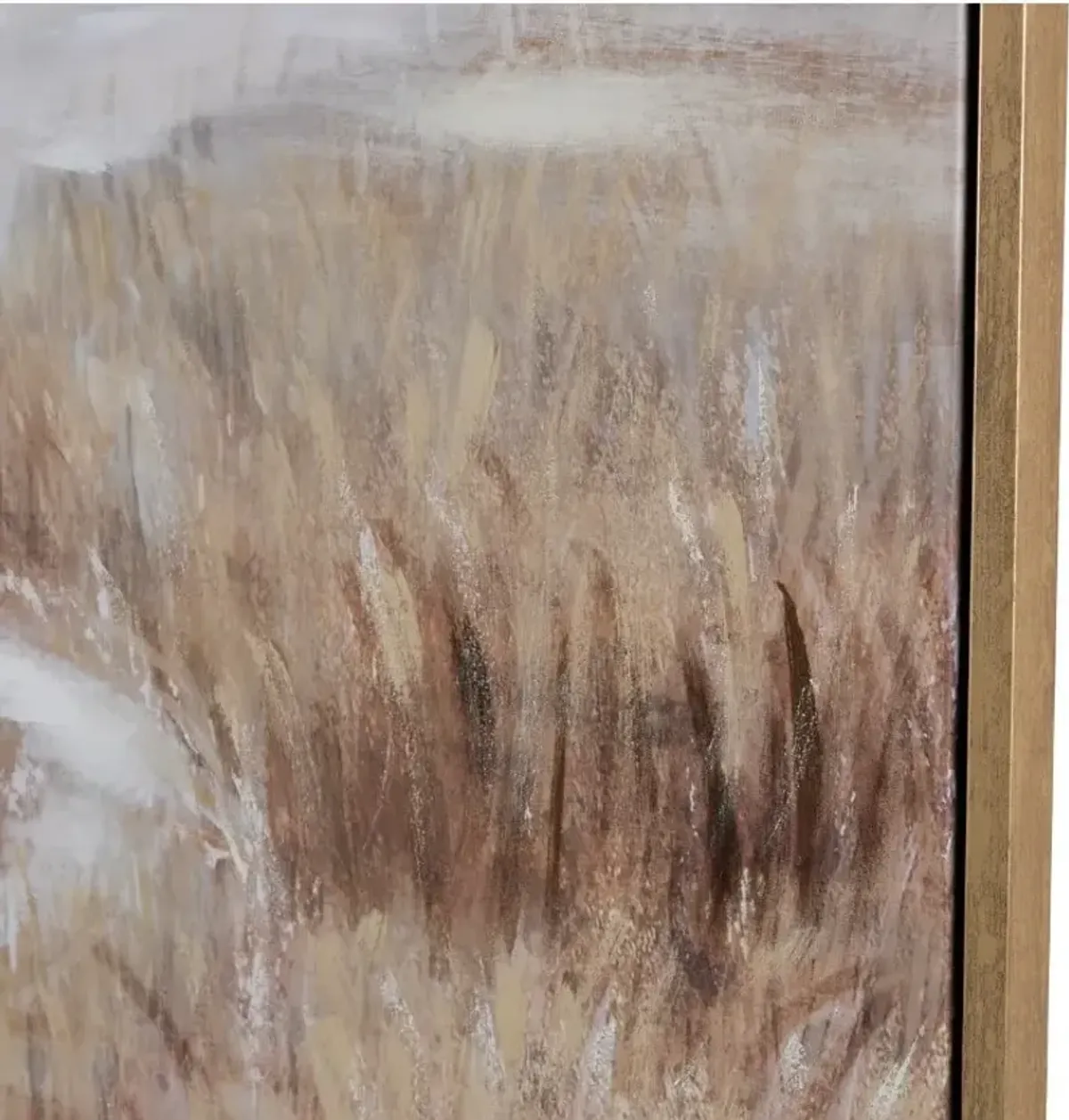 The Lost Path Handpainted Framed Canvas 39"W x 49"H