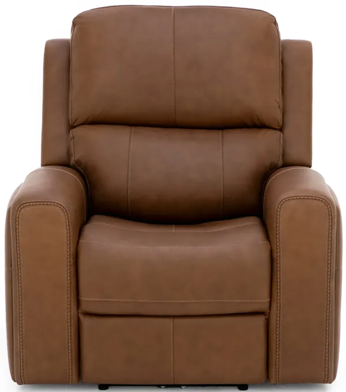 Landon Leather Zero Gravity Fully Loaded Recliner in Caramel