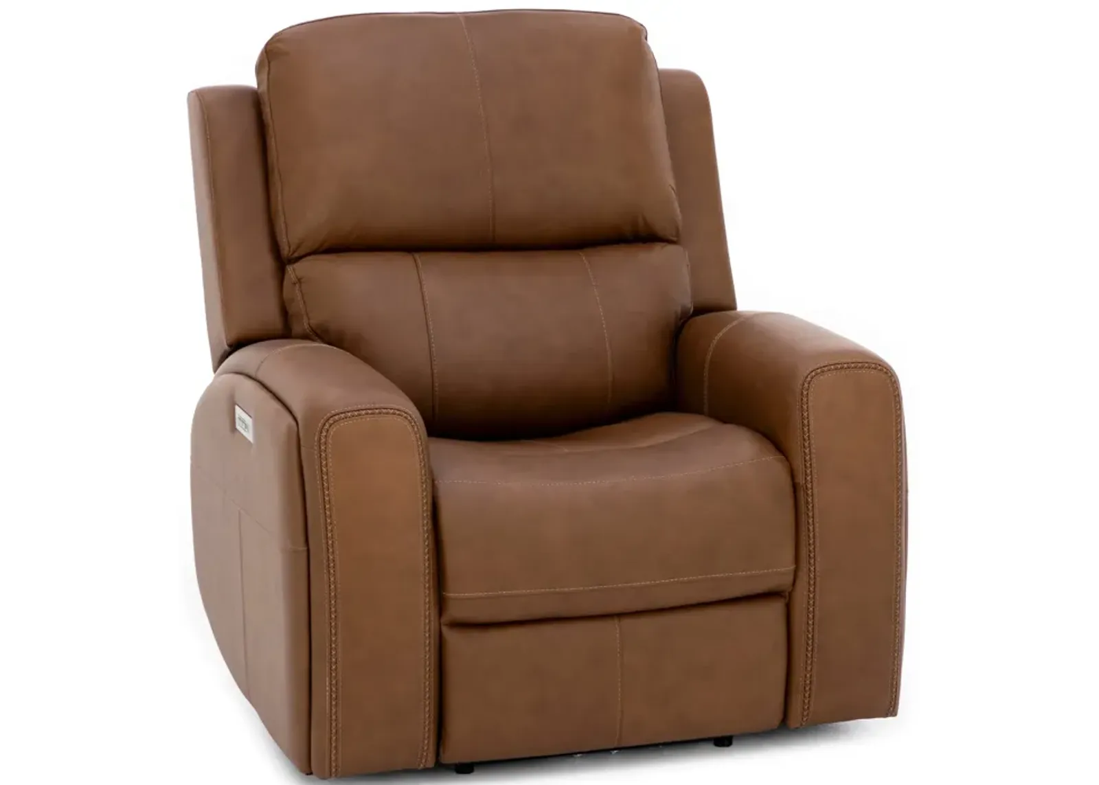 Landon Leather Zero Gravity Fully Loaded Recliner in Caramel