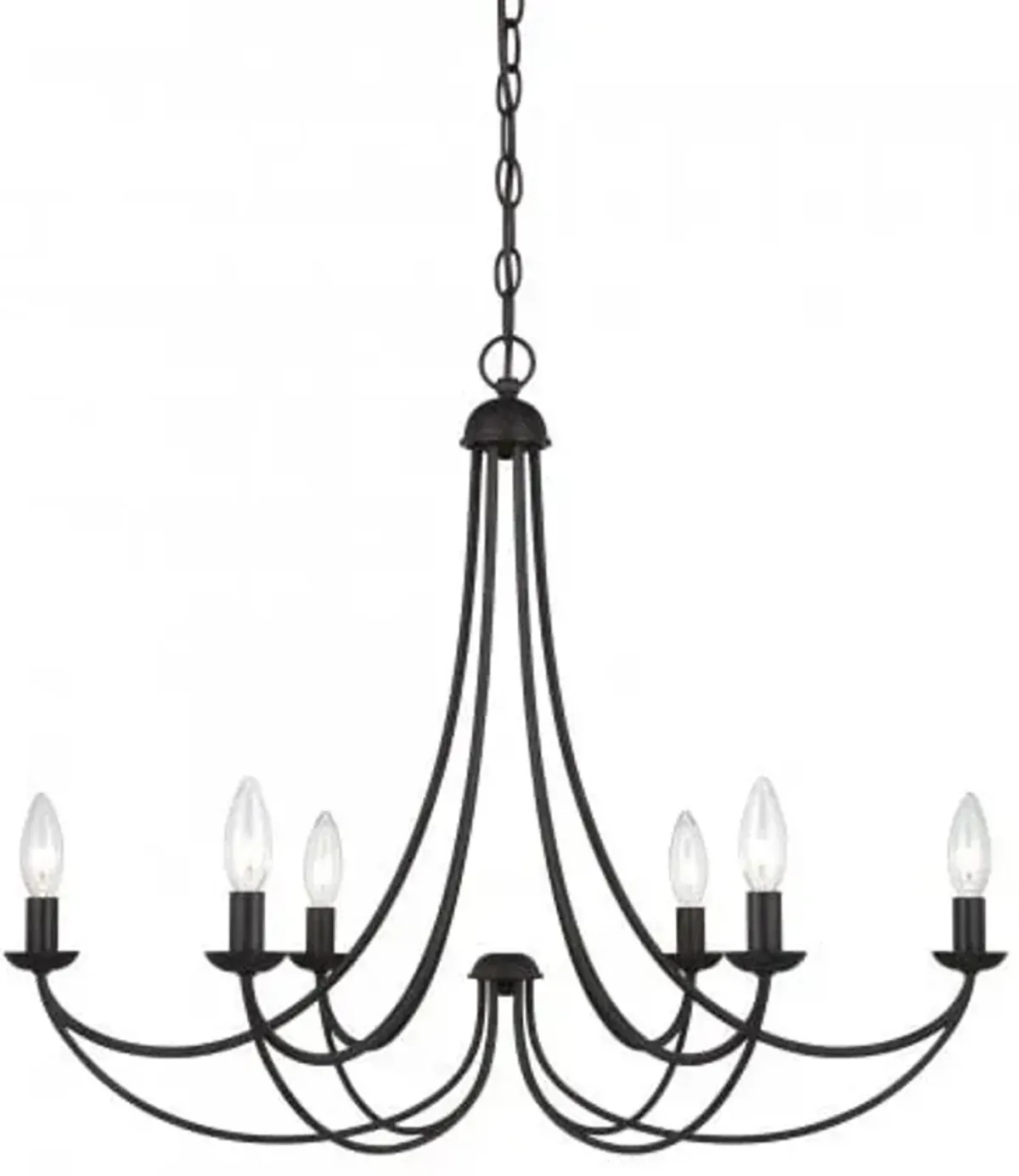 Mirren Bronze Chandelier 28"W x 23"H