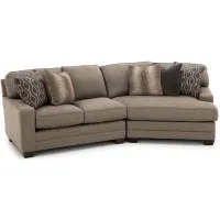 Winston 2-Pc. Track Arm Cuddler Sectional