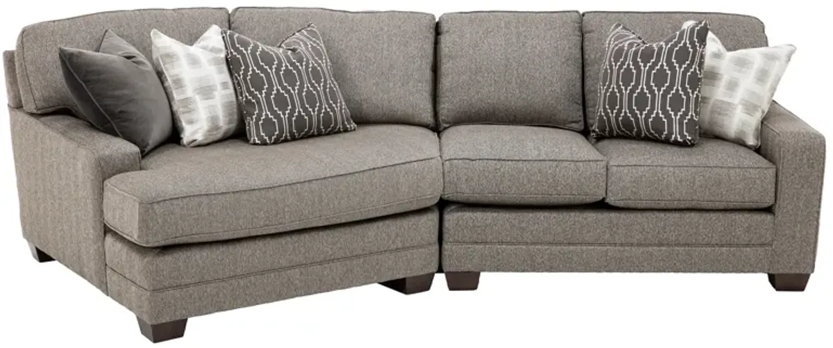 Winston 2-Pc. Track Arm Cuddler Sectional