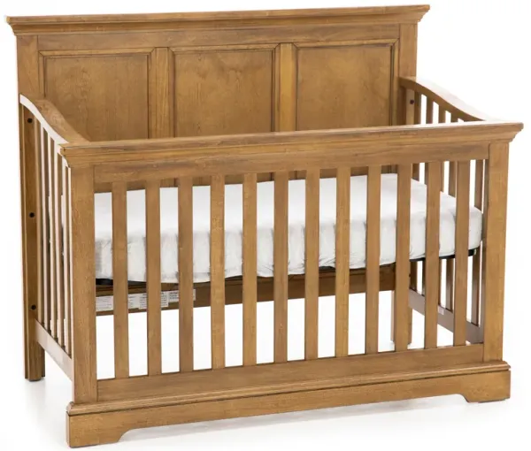 Nova Brown Convertible Flat Top Crib