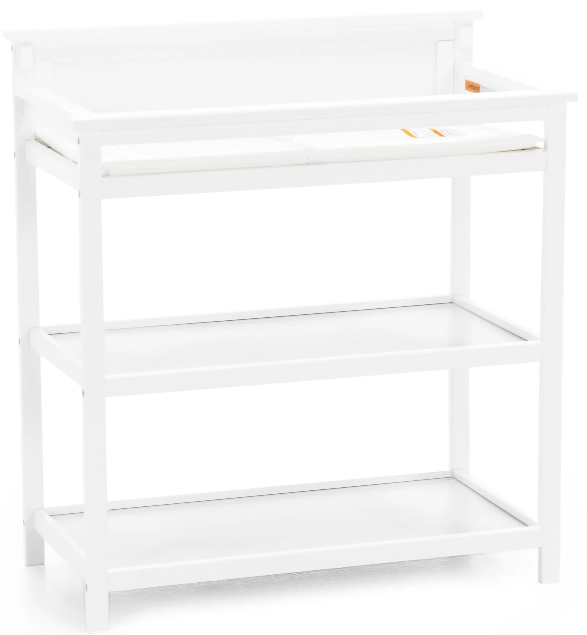 Leo White Changer with Shelves and Pad