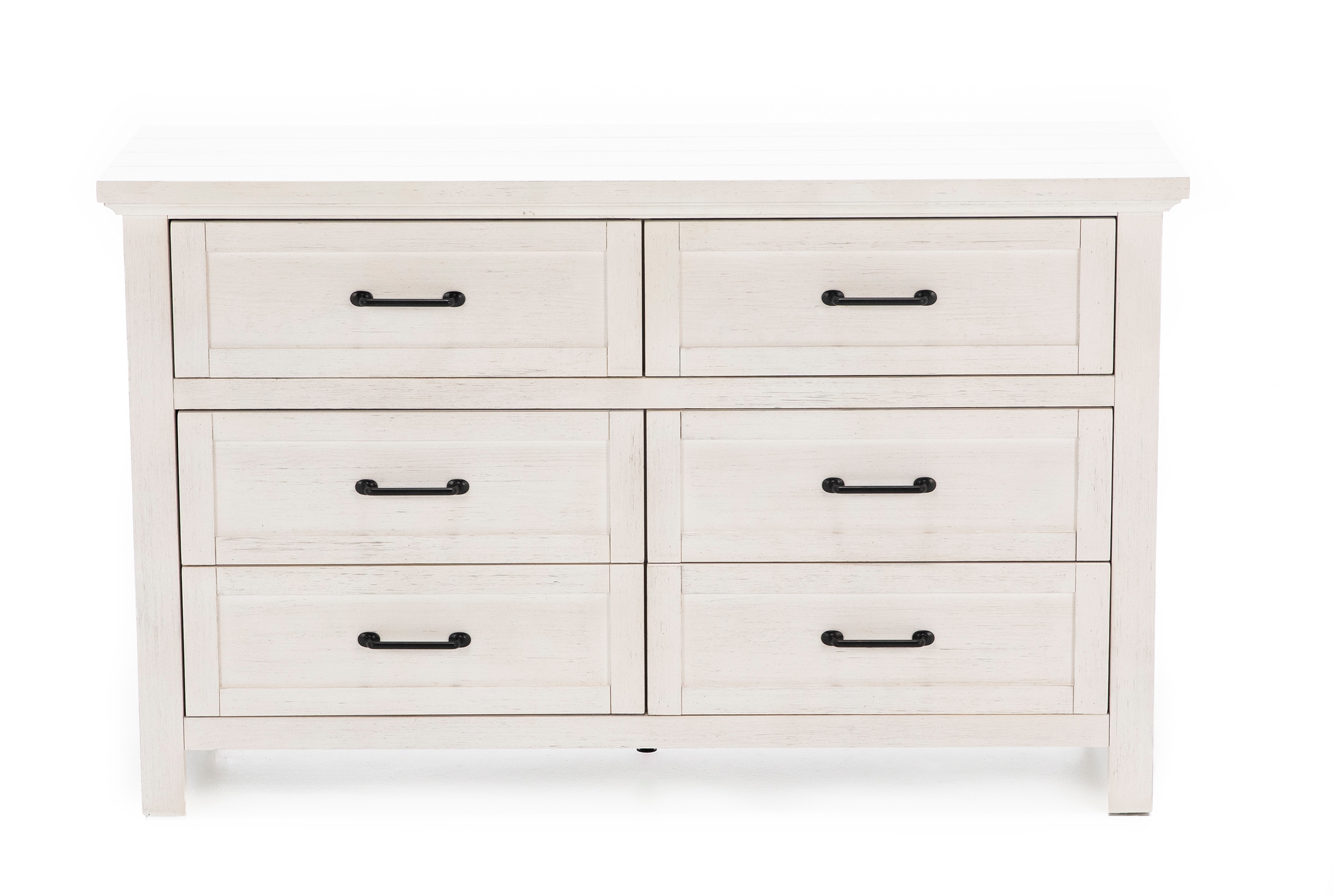 Titan White 6 Drw Dresser