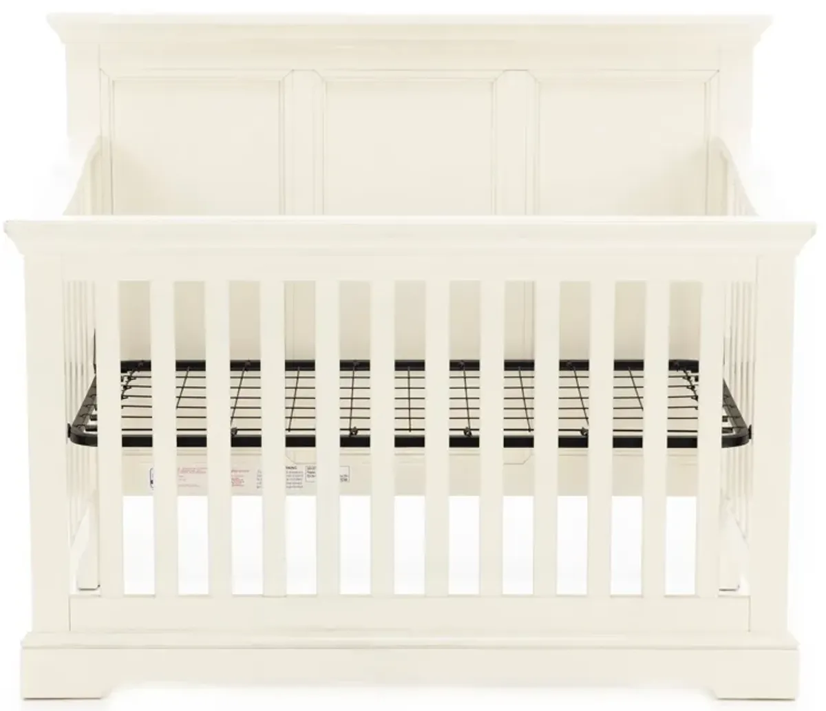 Nova White Convertible Flat Top Crib