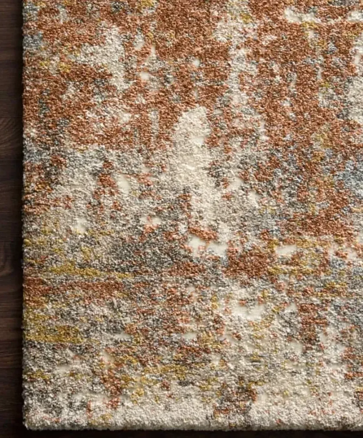 Landscape Rust Area Rug 7'7"W x 10'6"L