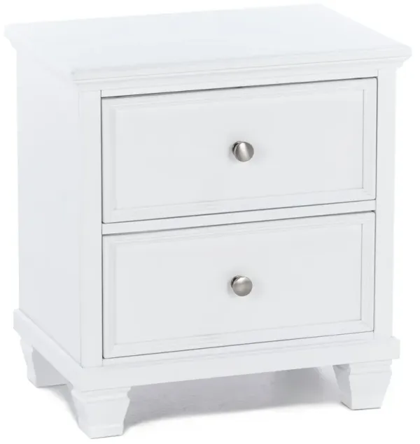 Austin 2 Drw Nightstand In White