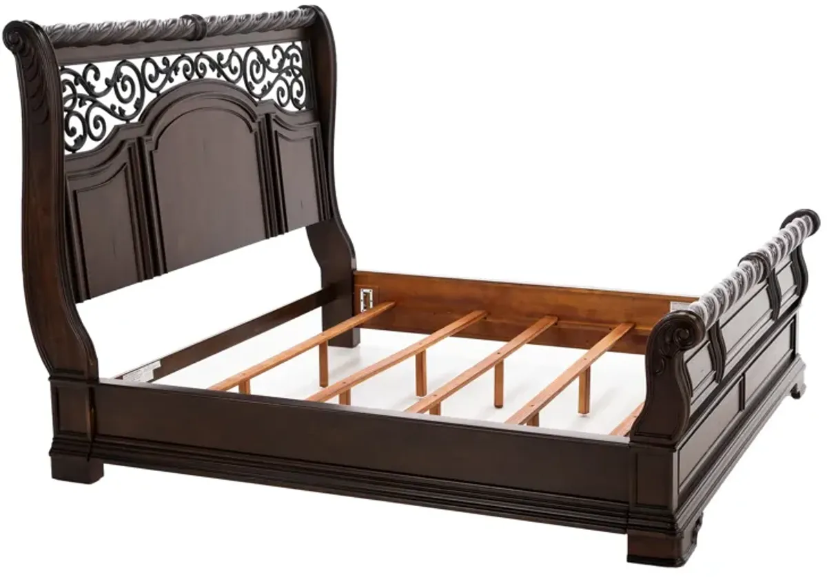 Erna Queen Sleigh Bed