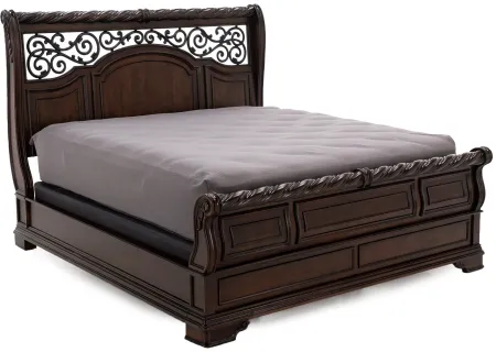Erna Queen Sleigh Bed