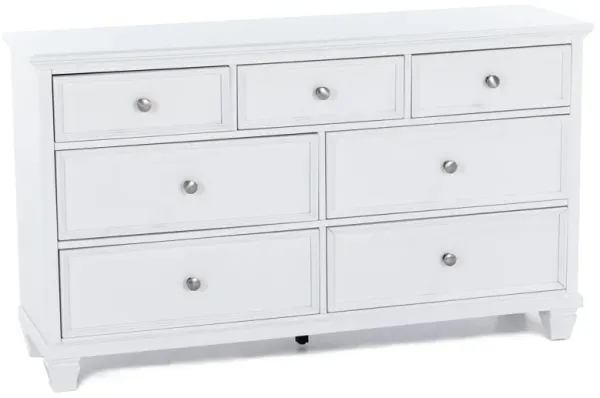 Austin 7 Drw Dresser In White
