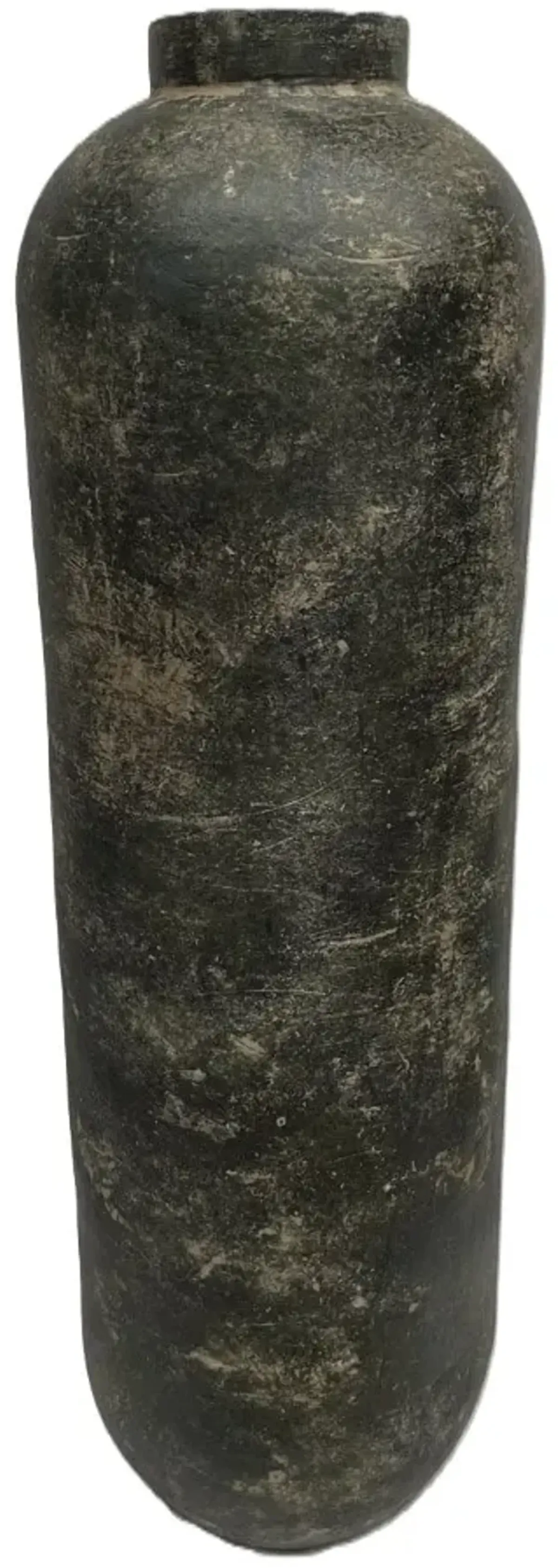 Small Verde Ceramic Floor Vase 11"W X 38"H