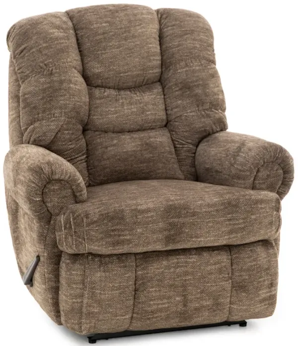 Zeus Oversized Recliner in Bark