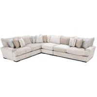 Tribecca 4 Pc. Sectional in Fossil