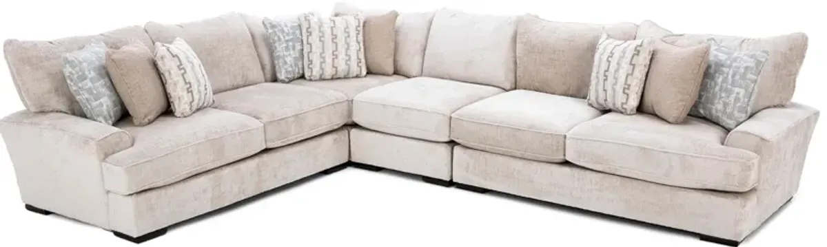 Tribecca 4 Pc. Sectional in Fossil