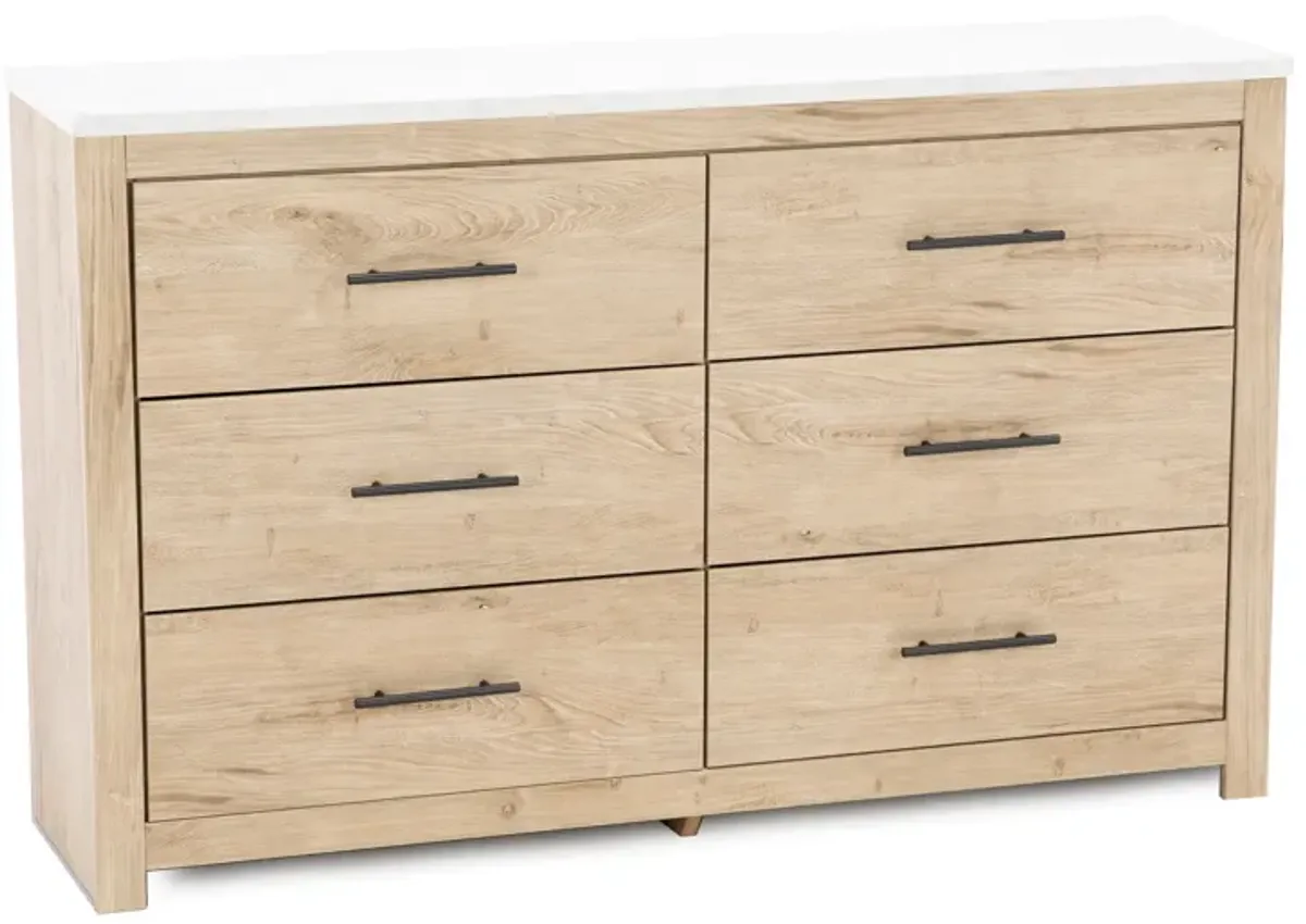 Mia Six Drawer Dresser