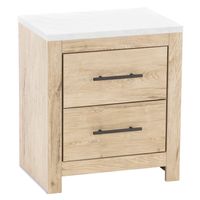 Mia Two Drawer Nightstand