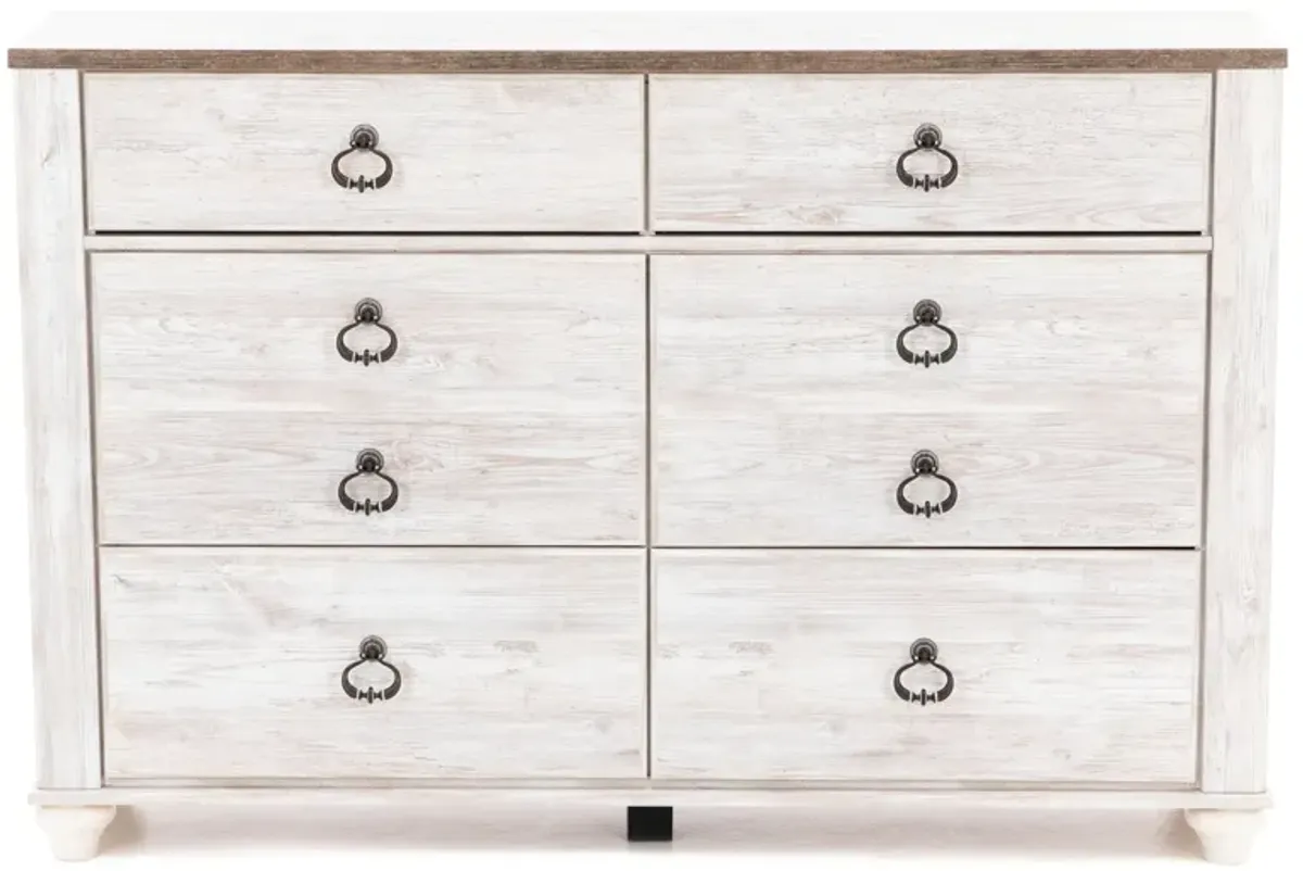 Willowton Six Drawer Dresser