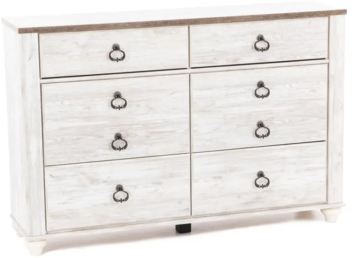 Willowton Six Drawer Dresser