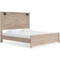 Mia King Panel Lighted Bed