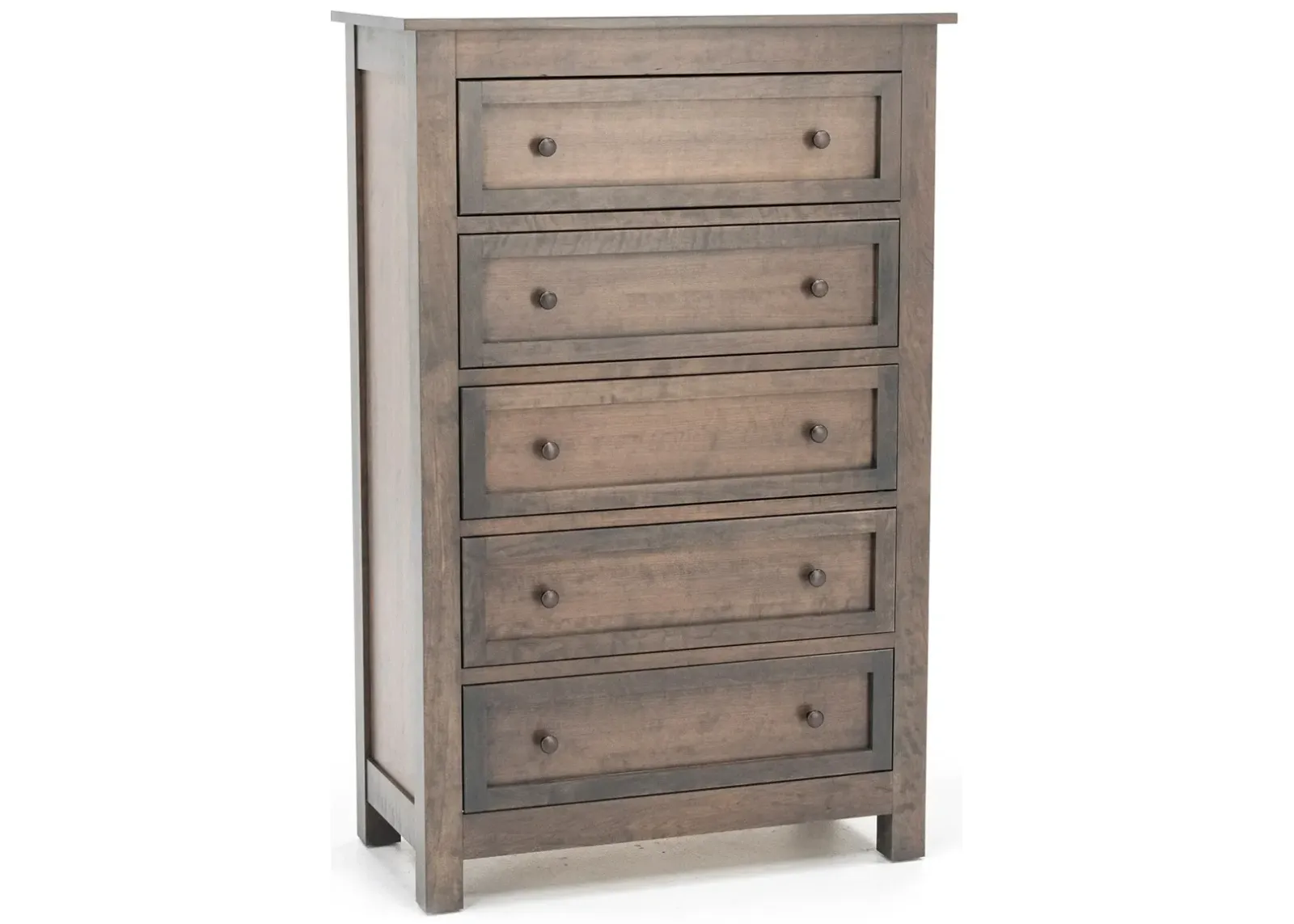 Witmer Taylor J Grey Five Drawer Chest