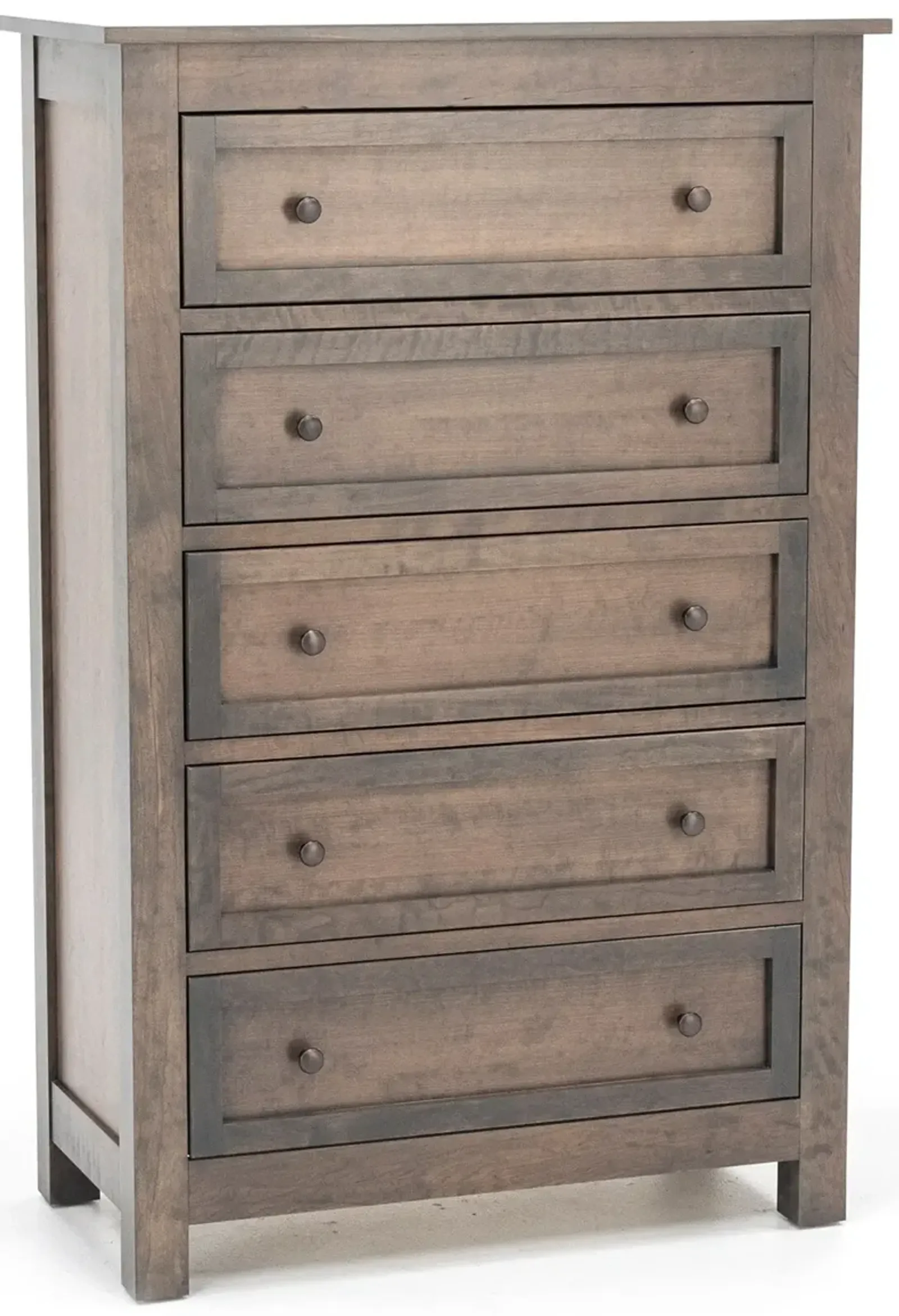 Witmer Taylor J Grey Five Drawer Chest