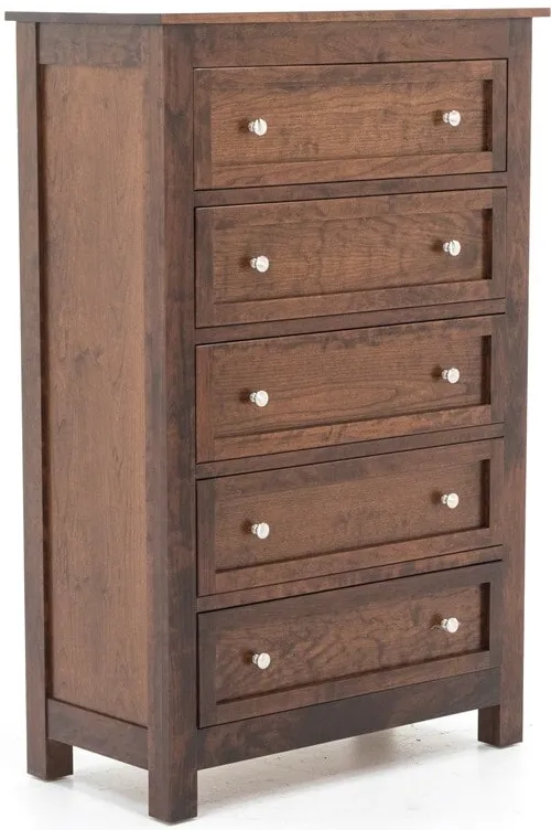Witmer Taylor J Five Drawer Chest in Finish 16
