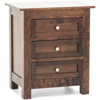 Witmer Taylor J Three Drawer Nightstand in 16