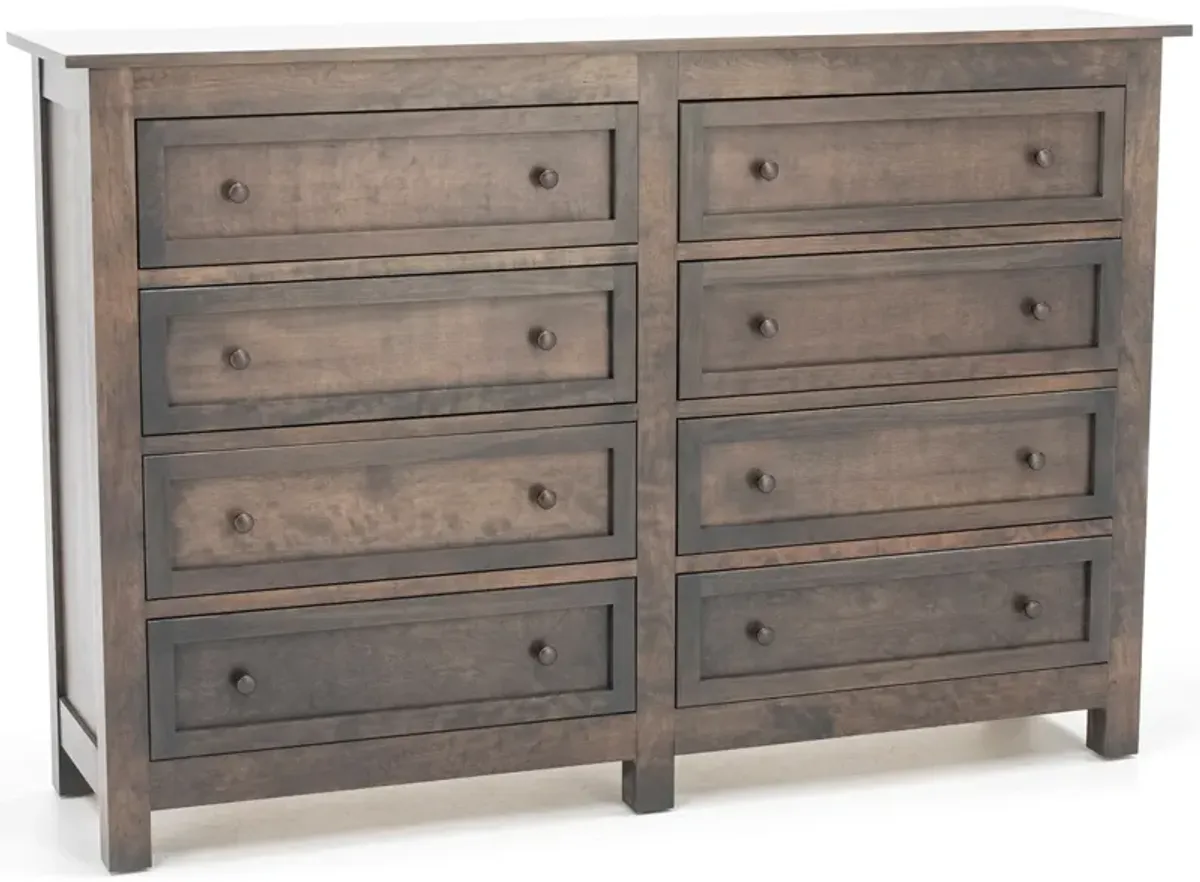 Witmer Taylor J Grey Eight Drawer Dresser