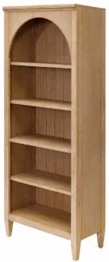 Archway Open Bookcase