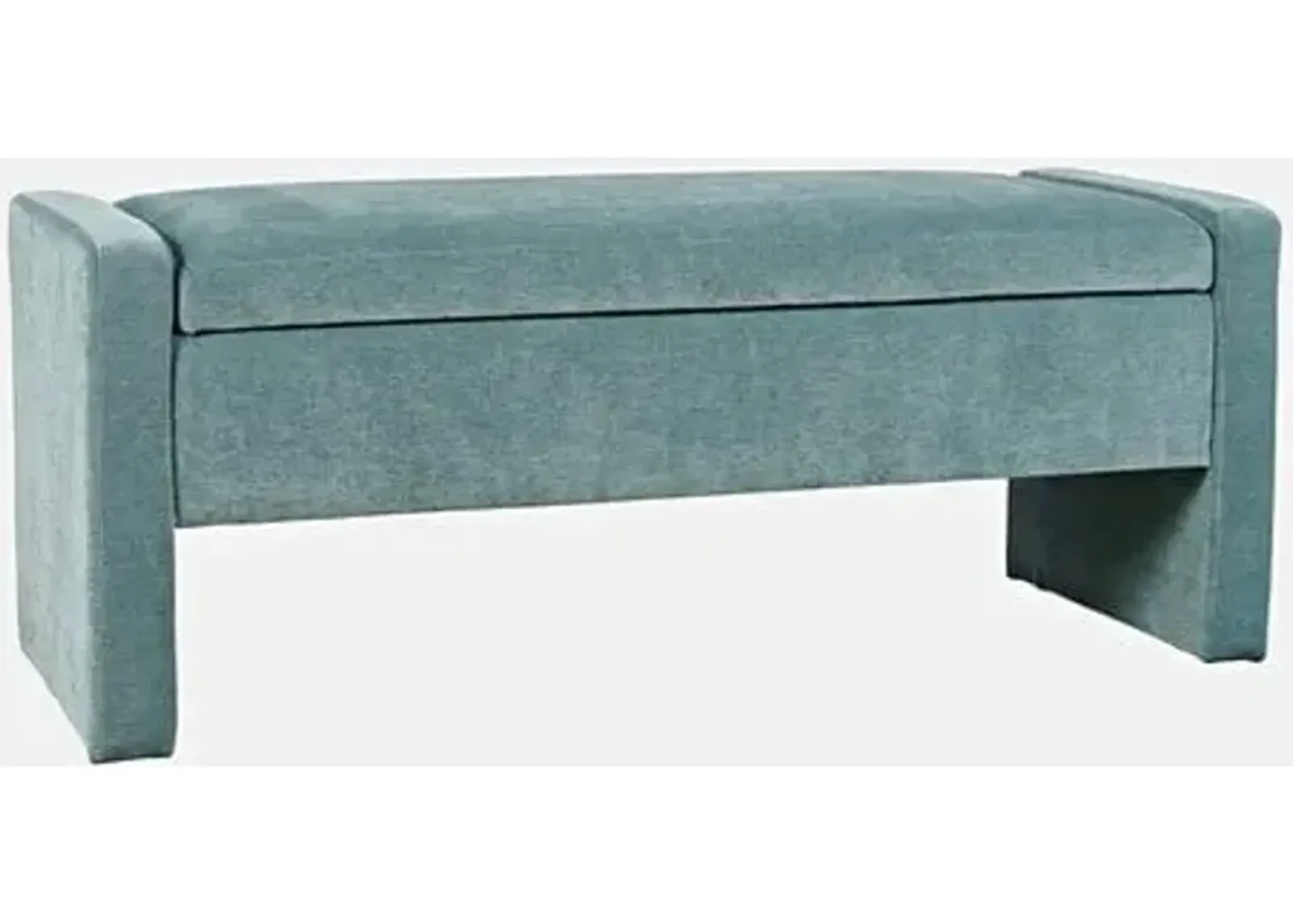 Madix Storage Bench in Blue