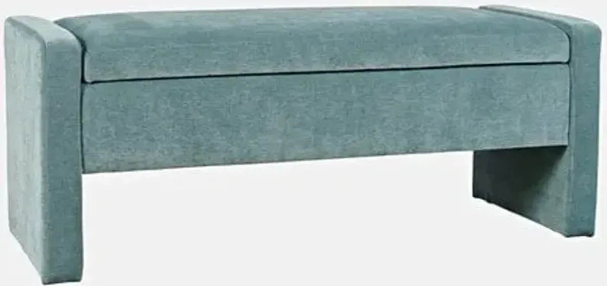 Madix Storage Bench in Blue