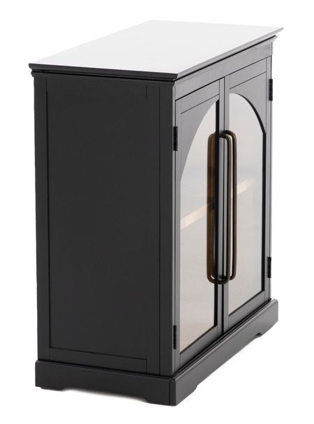 Essential Archibald Black Two Door Cabinet