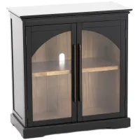 Essential Archibald Black Two Door Cabinet