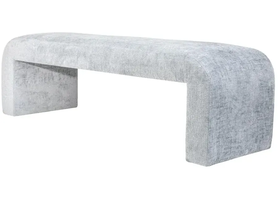 Shay 60" Bench in Blue