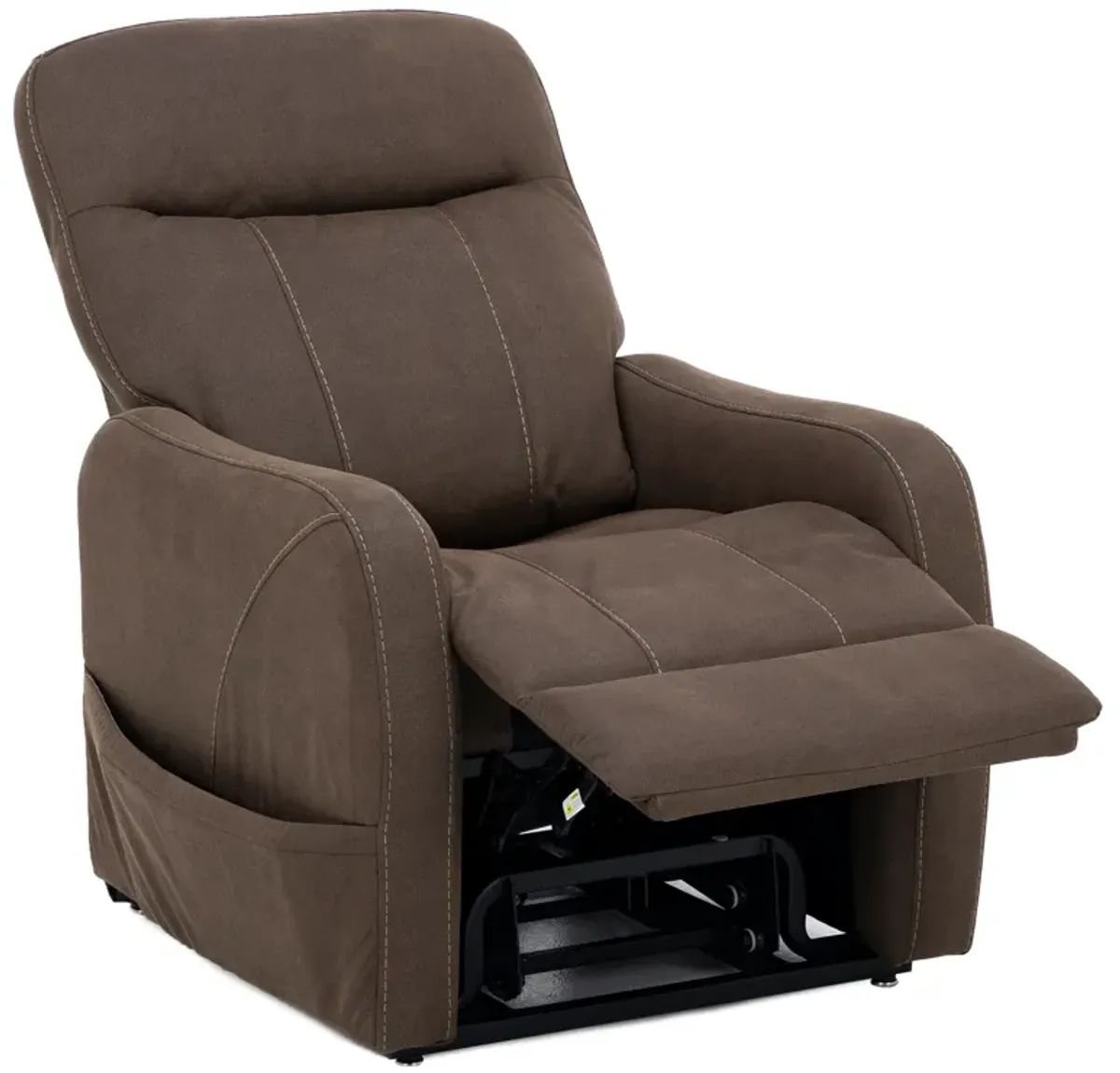 Rosey Power Layflat Lift Chair With Heat And Massage in Amber