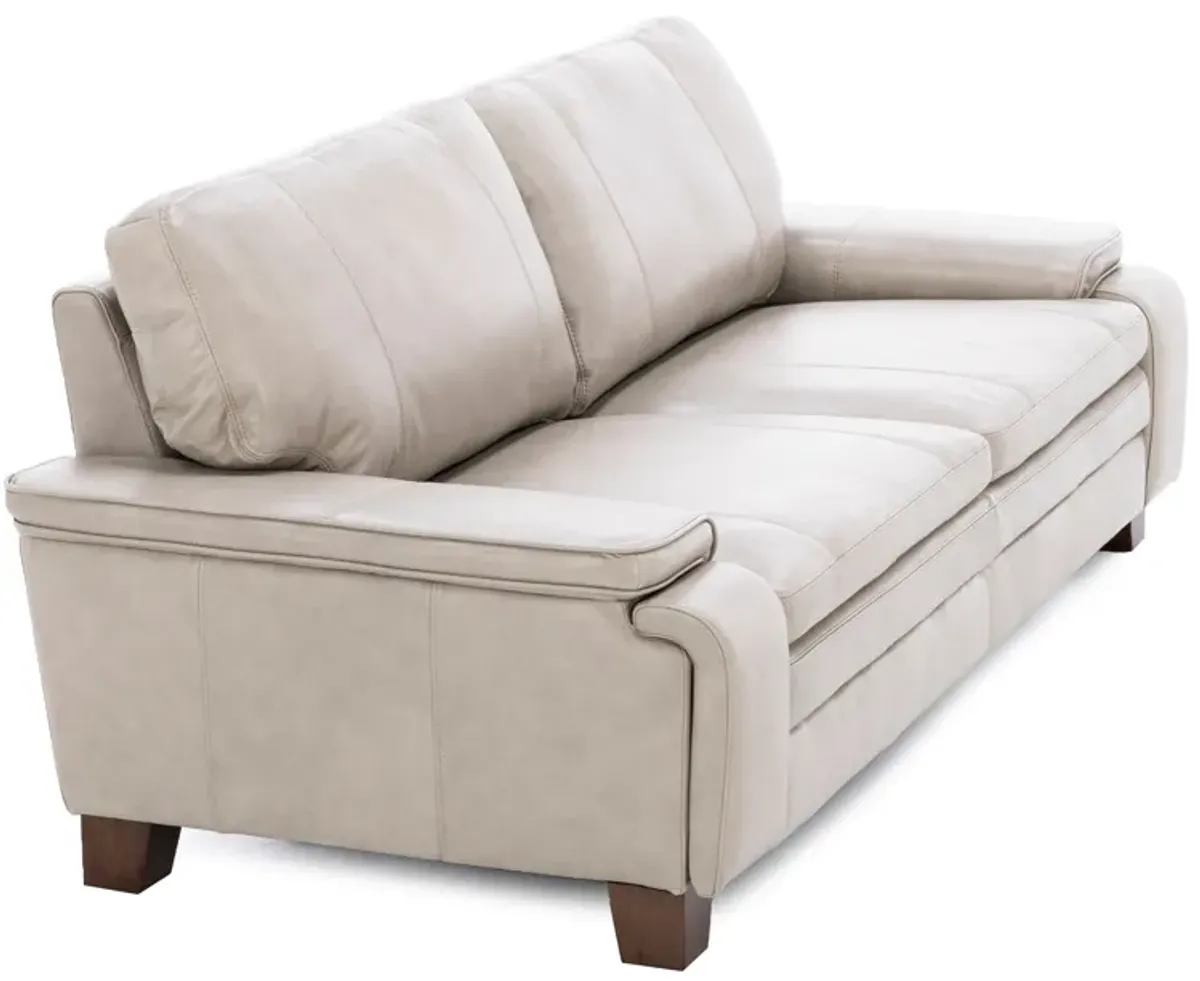Stallion Leather Sofa With Hidden Cupholders