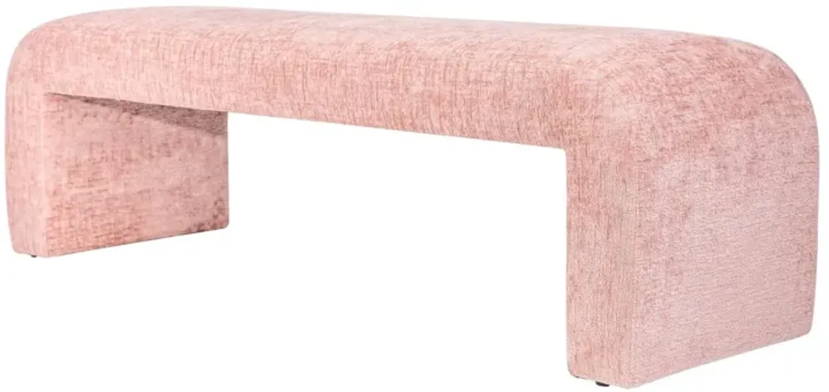 Shay 60" Bench in Pink