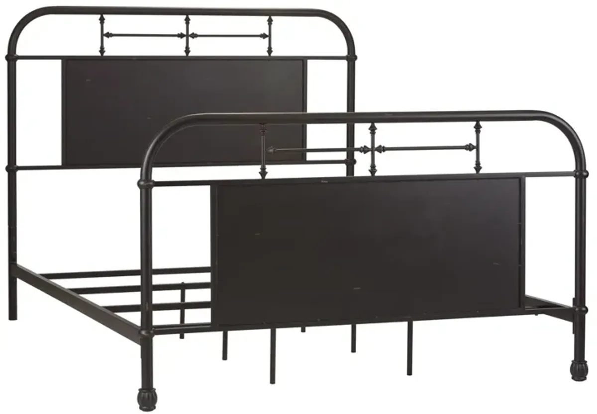 Clara Queen Metal Bed