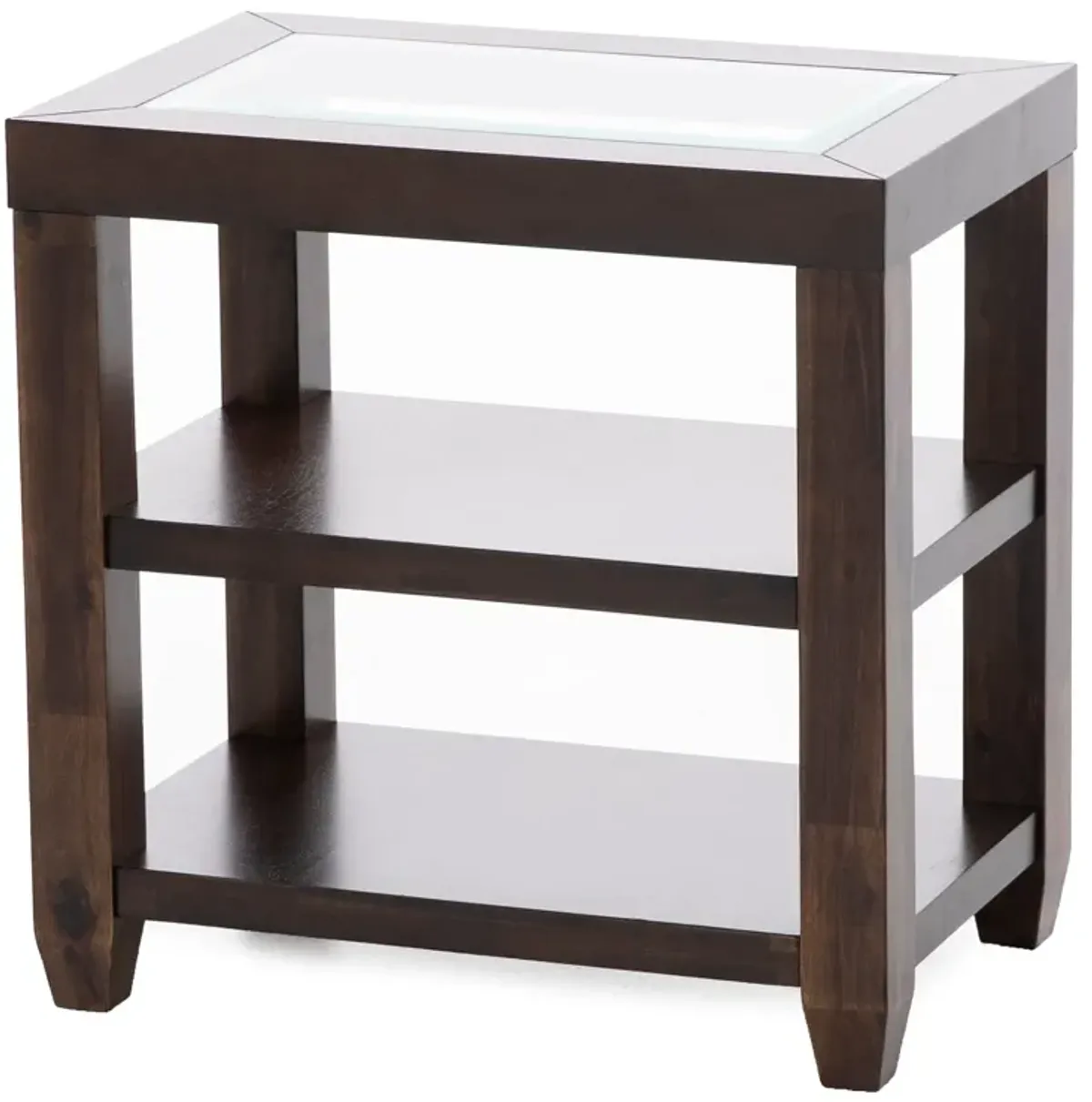 Essentials Merlot Chairside Table