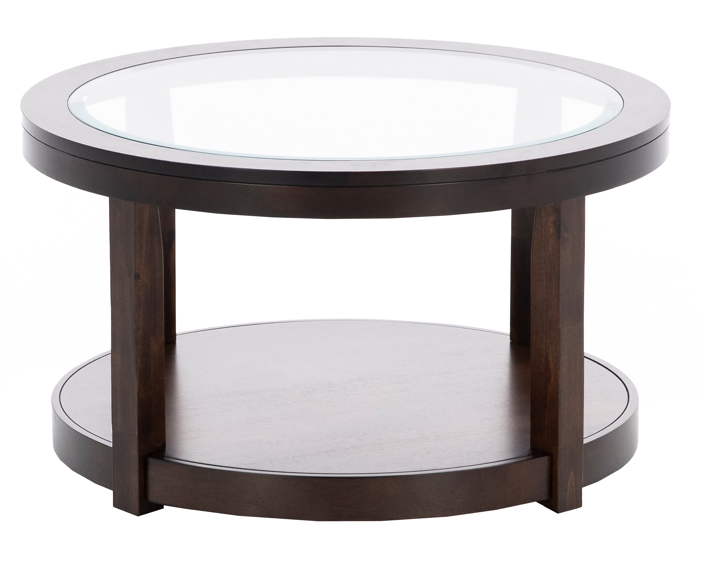 Essentials Merlot Round Cocktail Table