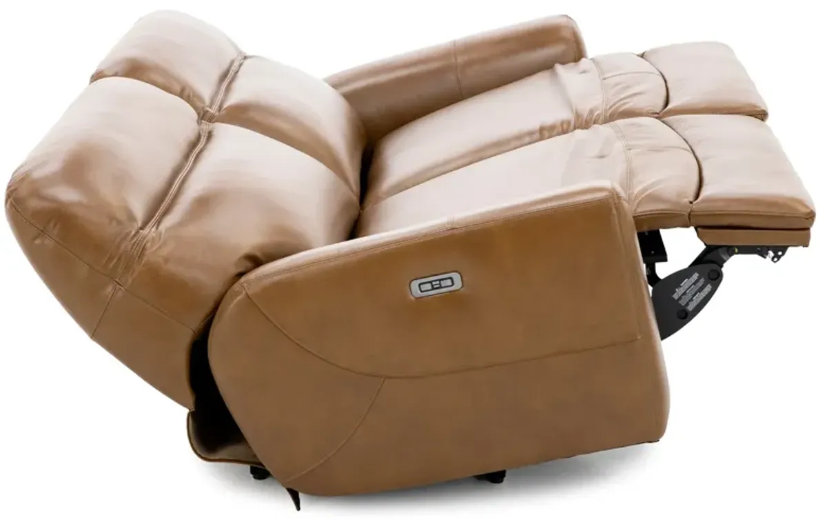 Milwaukee Leather Power Headrest Zero Gravity Reclining Sofa